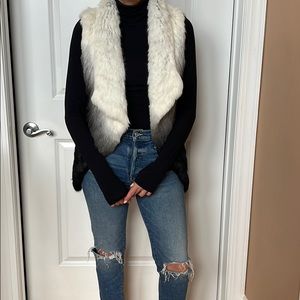 Yves Salomon fur vest